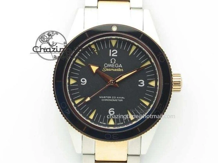 0328 Fashionable Seamaster Diver 300M ZF 1:1 Best Edition Blue Ceramic Blue Dial on Blue Rubber Strap A 7822